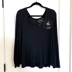 Ribbed Mickey Long Sleeve